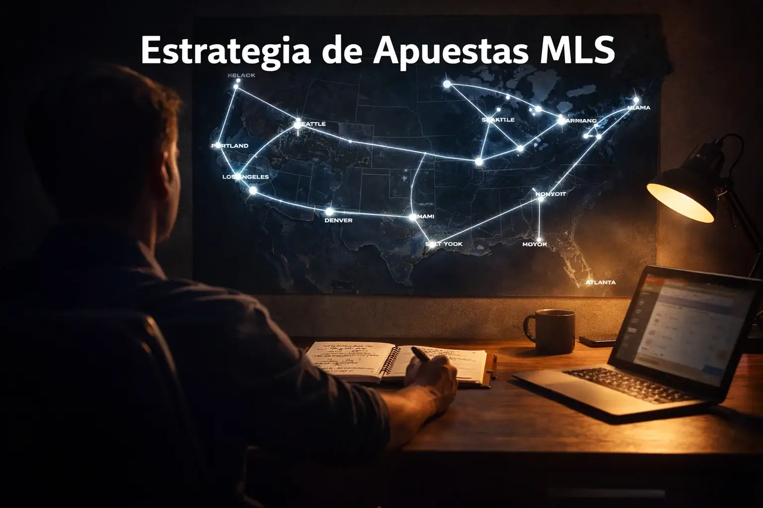 Mercados de apuestas MLS: pantalla con cuotas moneyline y over/under de la Major League Soccer