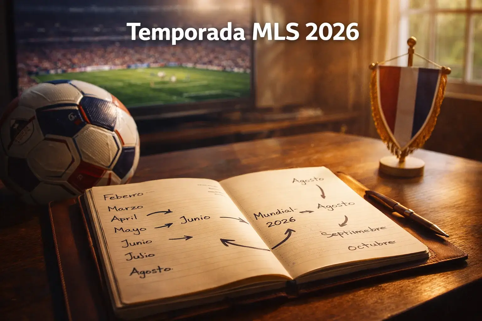 Calendario de la temporada MLS 2026 con la pausa de siete semanas para el Mundial FIFA